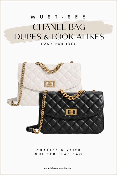 chanel sling back dupe|chanel quilted crossbody dupe.